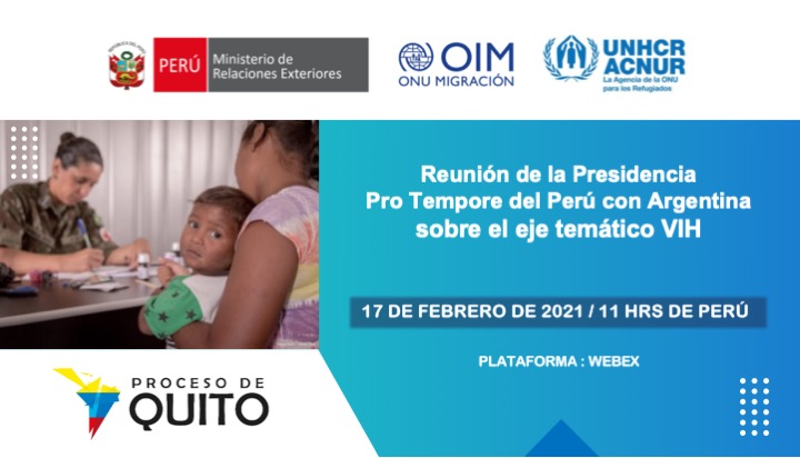Reunión de la Presidencia  Pro Tempore del Perú con Argentina  sobre el eje temático VIH 