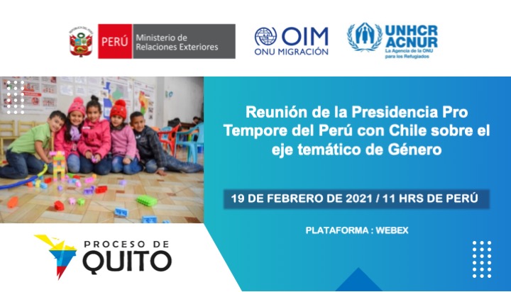 Reunión de la Presidencia Pro Tempore del Perú con Chile sobre el eje temático de Género 