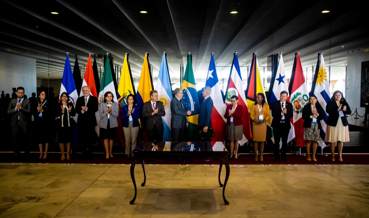 MEMBER STATES UNANIMOUSLY SIGN THE 8TH JOINT DECLARATION OF THE BRASILIA CHAPTER AT ITS CONCLUSION